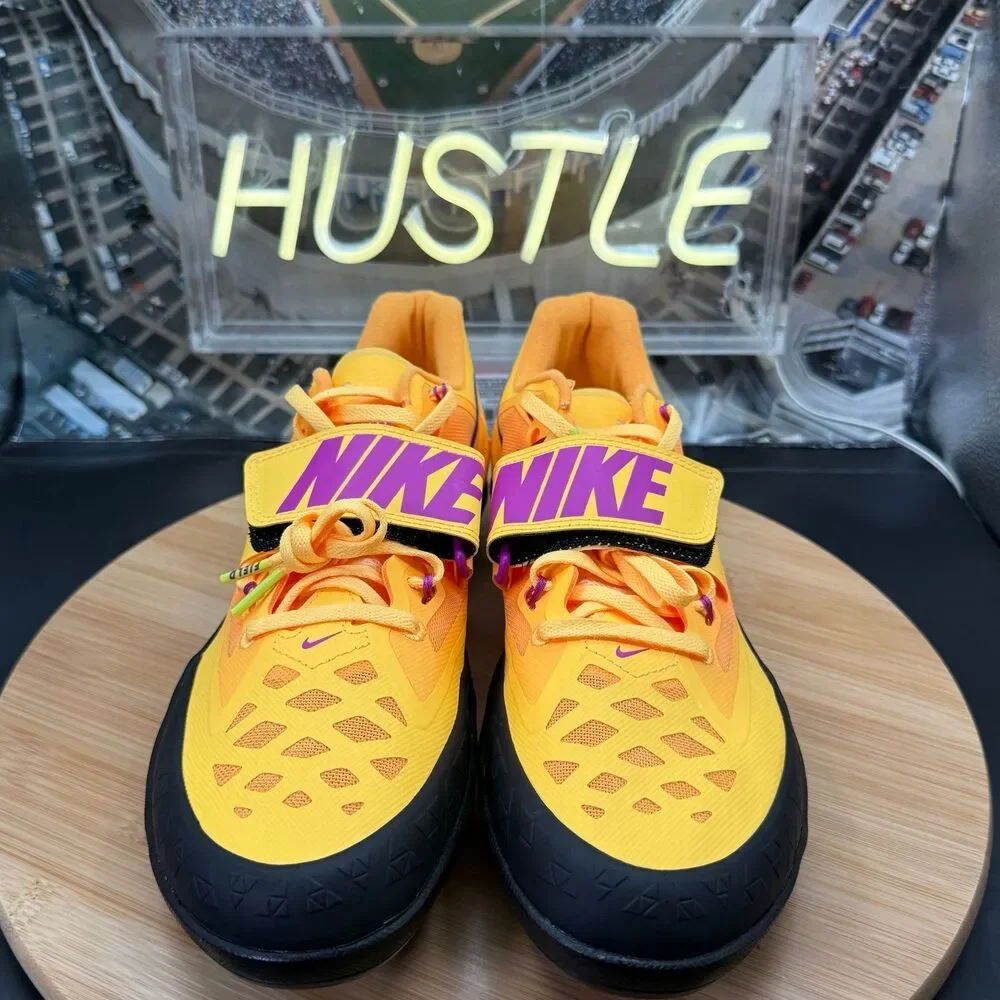 Nike Zoom Rotational 6 Track and field Citron Pulse Indigo Burst Men Sz 10.5 NEW